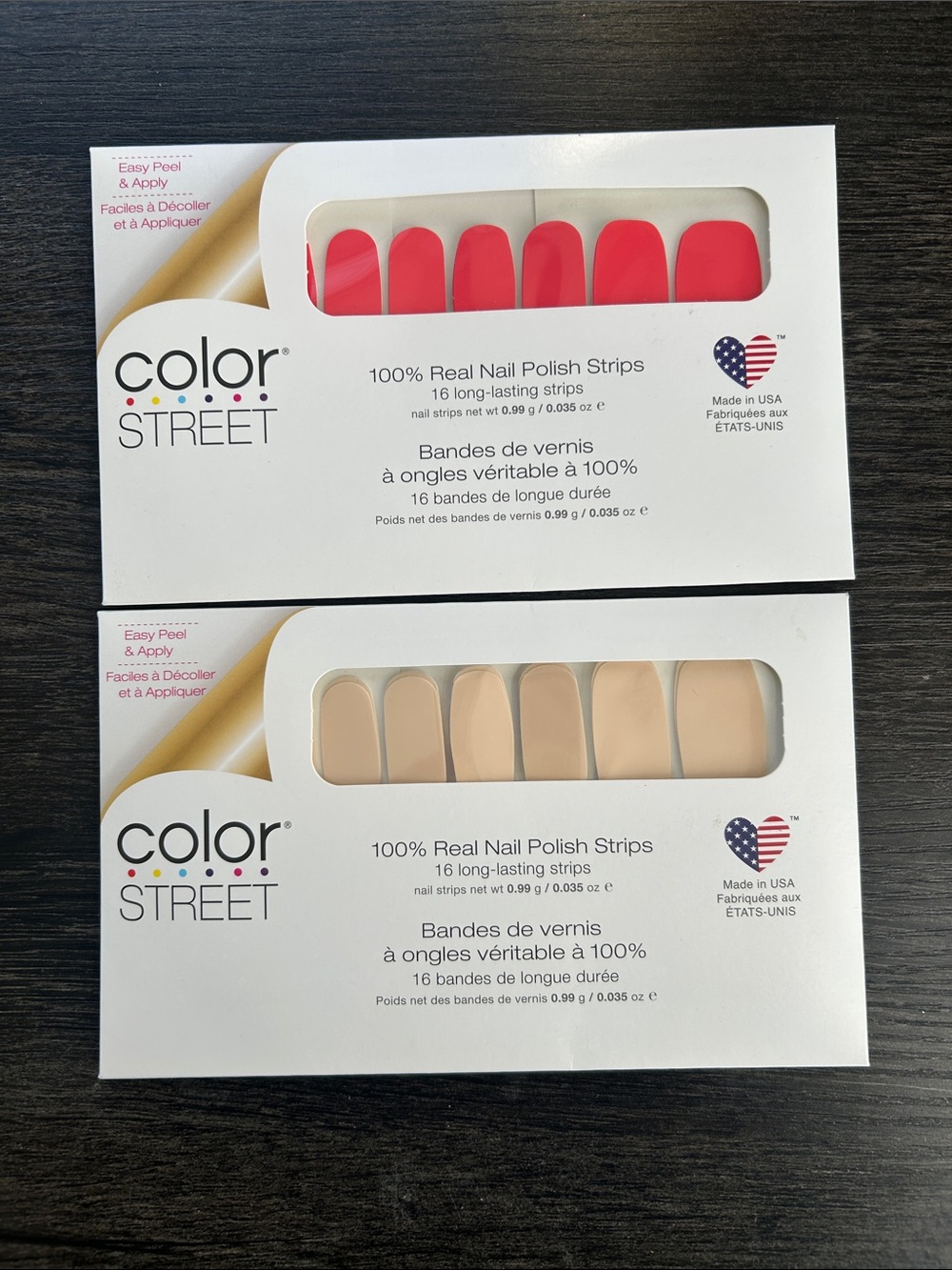 Color Street Nail Polish Strips two packages